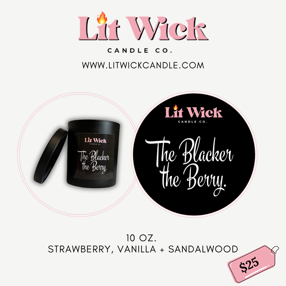 The Blacker the Berry: Strawberry, Vanilla + Sandalwood