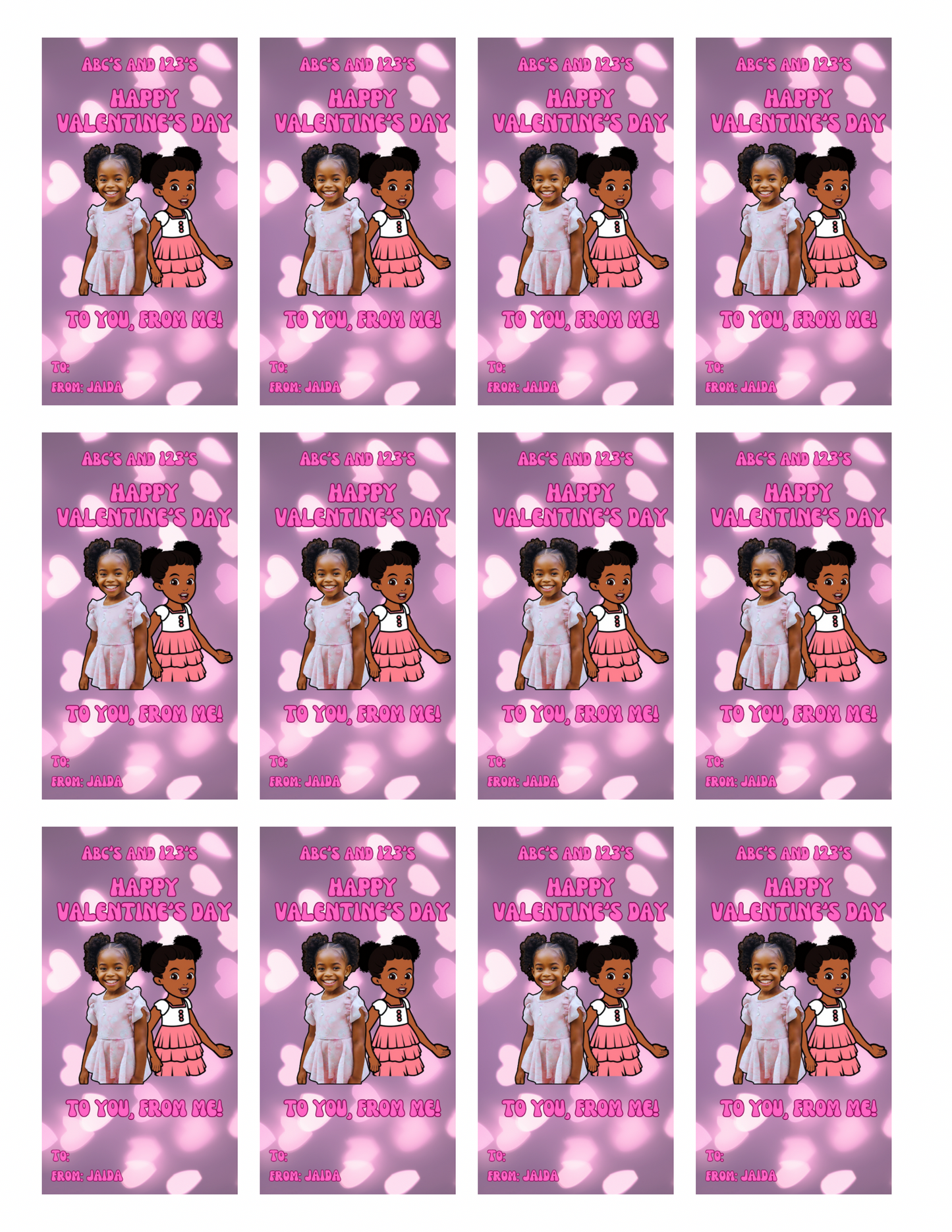 Custom Theme Valentine’s Day Cards